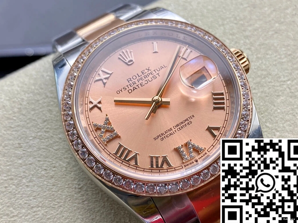 Factory Rolex Datejust Rose Gold EW M126281RBR-0016 0420